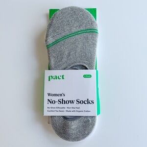 Pact Socks No Show Socks 2 Pair women’s